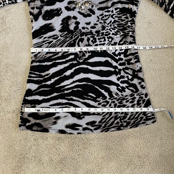 INC Zebra Print Tunic - Picture 5 of 10
